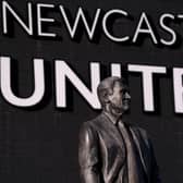The Sir Bobby Robson statue outside St James's Park.