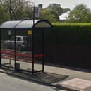 A bus shelter c/o Google Streetview