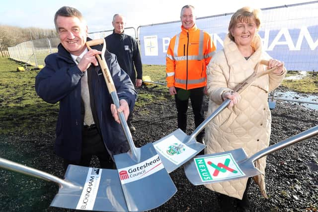 The first piece of turf has been cut on Friday, January 21 and marks the official start of works on site.