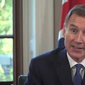 Chancellor Jeremy Hunt made an emergency statement from the Treasury, in London, to confirm u-turns on several key Government policies.