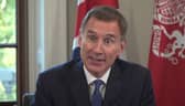 Chancellor Jeremy Hunt made an emergency statement from the Treasury, in London, to confirm u-turns on several key Government policies.