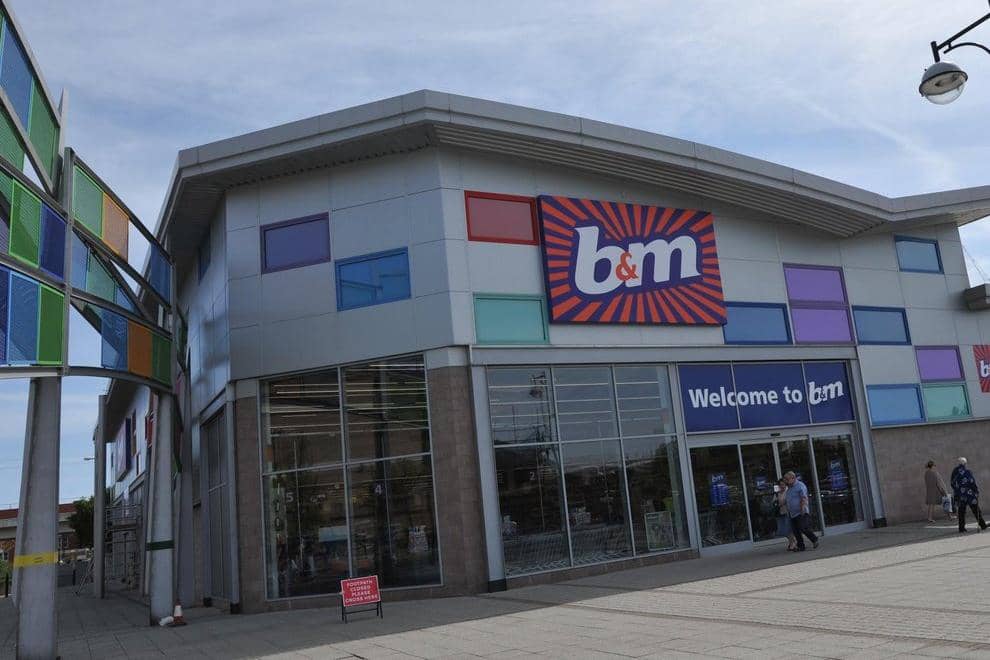The B&M Bargains store in Waterloo Square, South Shields.