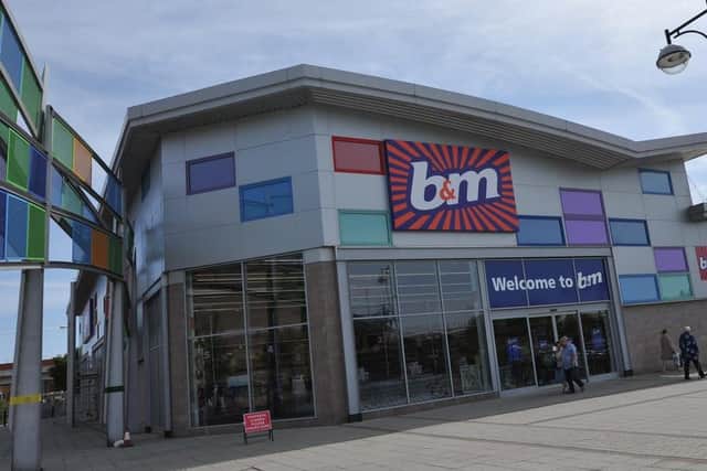 The B&M Bargains store in Waterloo Square, South Shields.