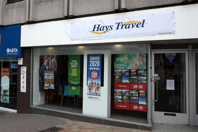 Hays Travel took over hundreds of Thomas Cook stores in 2019 as the firm collapsed. Picture: PA.