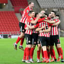 Sunderland celebrate their penalty shootout win