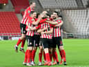 Sunderland celebrate their penalty shootout win