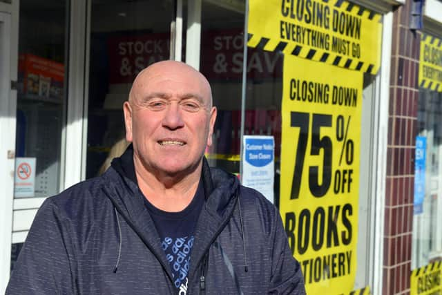 Eddie Clark at WH Smith, King Street.