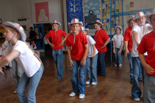 A retro look at line dancing. Are you in the picture?