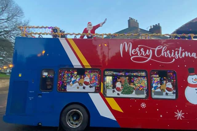 The Go North East Santa bus last year