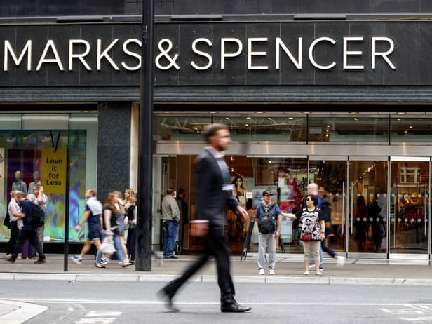 950 jobs are under threat at high street chain Marks & Spencer. Photo: Getty Images.