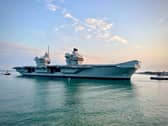 HMS Queen Elizabeth returned to Portsmouth on July 30 after spending several months in Rosyth for repairs.