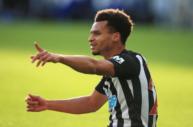 Newcastle United winger Jacob Murphy. (Photo by Lindsey Parnaby - Pool/Getty Images)