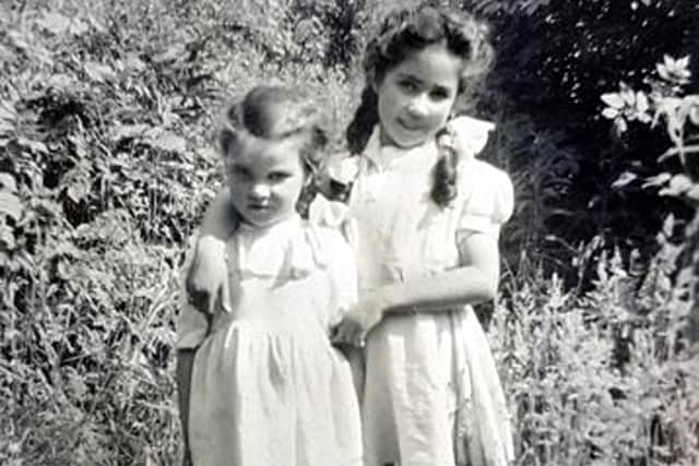 Maureen and Margaret in their childhood days.