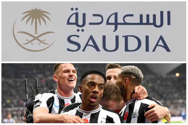 Newcastle United in Saudi Arabia (photo: Getty)