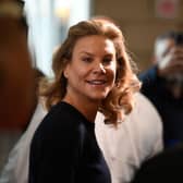 Newcastle United's new director Amanda Staveley. (Photo by OLI SCARFF/AFP via Getty Images)