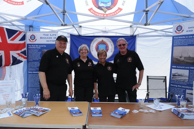 South Shields Volunteer Lifebrigade's Tom and Una Fennelly, and Carol and Doug Burn.