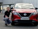 Alan Johnson, Vice President of Manufacturing at Nissan (UK), with the third generation Qashqai that has just started production.