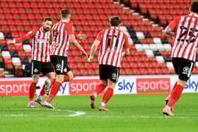 Charlie Wyke celebrates his equaliser