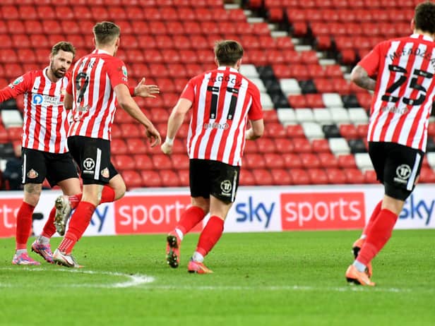 Charlie Wyke celebrates his equaliser