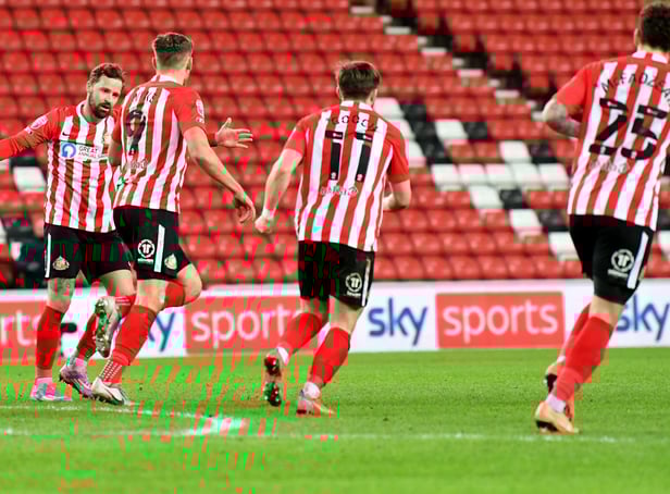 Charlie Wyke celebrates his equaliser