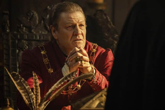 Sean Bean stars as the infamous Thomas Cromwell in the Disney+ murder-mystery Shardlake (Picture: Adrienn Szabo/Disney+)