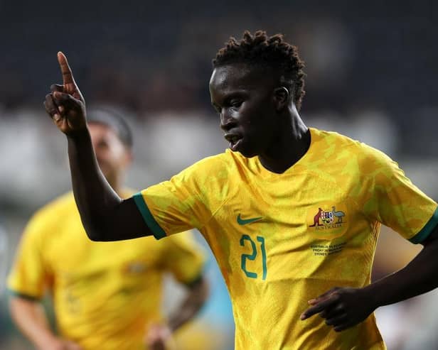 Newcastle United youngster Garang Kuol could be handed a fresh chance to impress at Hearts. (Photo by Mark Kolbe/Getty Images)