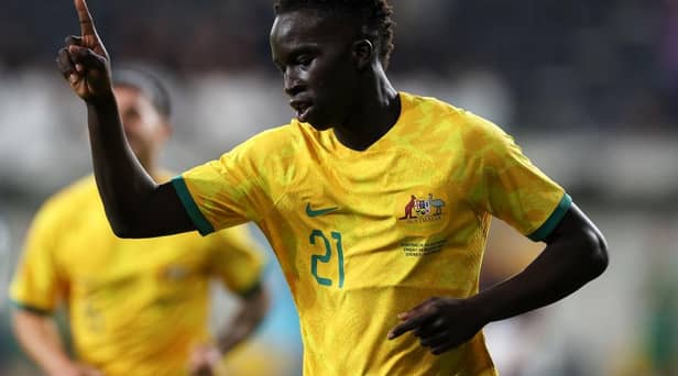 Newcastle United youngster Garang Kuol could be handed a fresh chance to impress at Hearts. (Photo by Mark Kolbe/Getty Images)