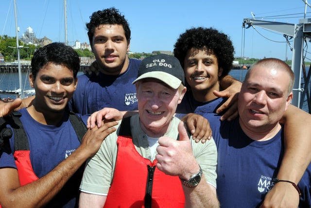 The annual South Tyneside River Tyne rowing competition in 2012 and the South Tyneside College team of Gary Alphonso, Same Asadi, Fahmi Yehai, Paul Morrison and Tommy Proctor did so well.