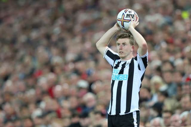 Newcastle United's Matt Targett.