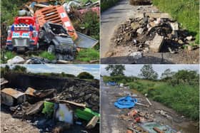 There have been several incidents of fly-tipping at West Pastures, Boldon in recent weeks.
