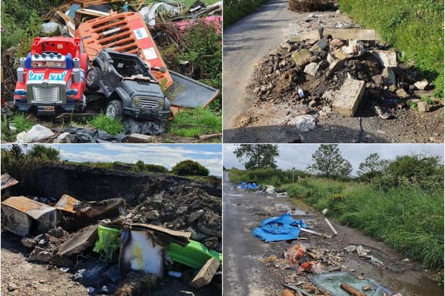 There have been several incidents of fly-tipping at West Pastures, Boldon in recent weeks.