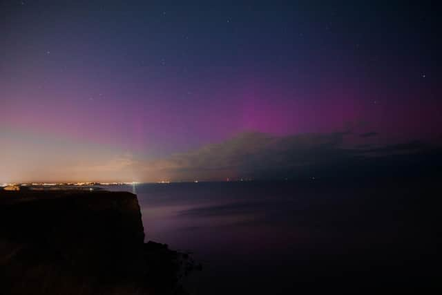 Daniel Lawton captured the northern lights near Souter Lighthouse. (Photo by DLawtonphotography).