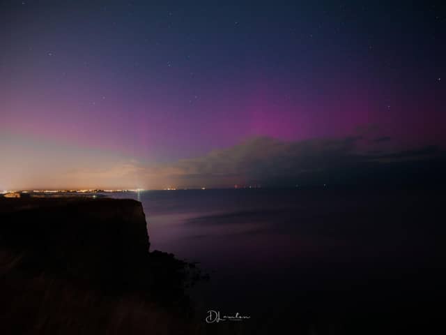 Daniel Lawton captured the northern lights near Souter Lighthouse. (Photo by DLawtonphotography).