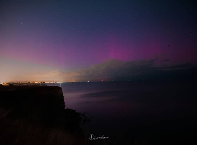 Daniel Lawton captured the northern lights near Souter Lighthouse. (Photo by DLawtonphotography).