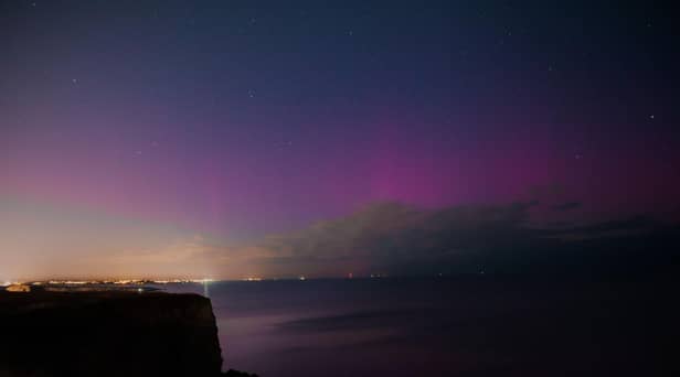 Daniel Lawton captured the northern lights near Souter Lighthouse. (Photo by DLawtonphotography).