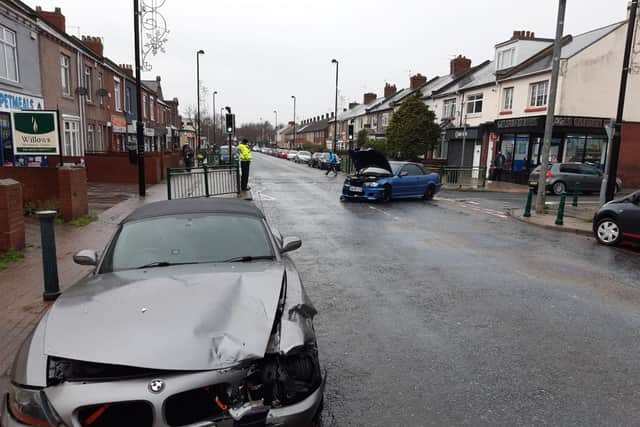 Police were called to reports of a crash on Tuesday morning