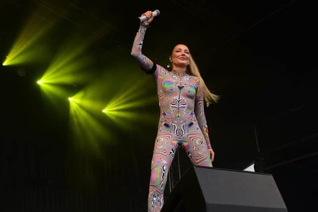 Headliner Whigfield alerted security to trouble in the crowd