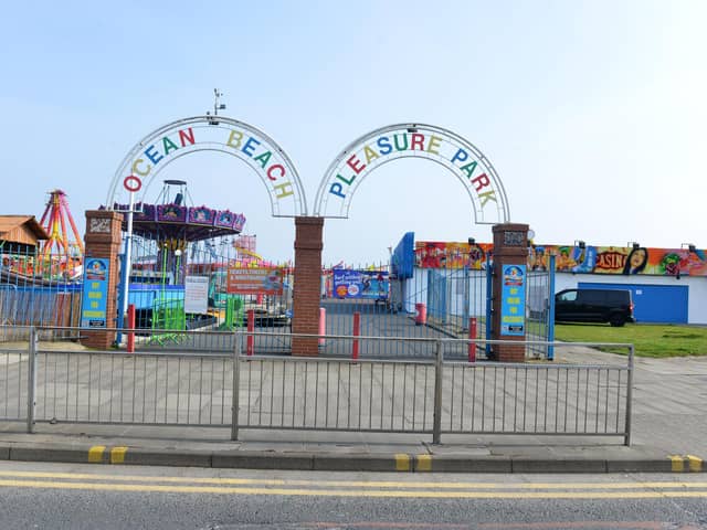 The Health and Safety Executive (HSE) launched an investigation after a fairground worker was injured at Ocean Beach Pleasure Park.