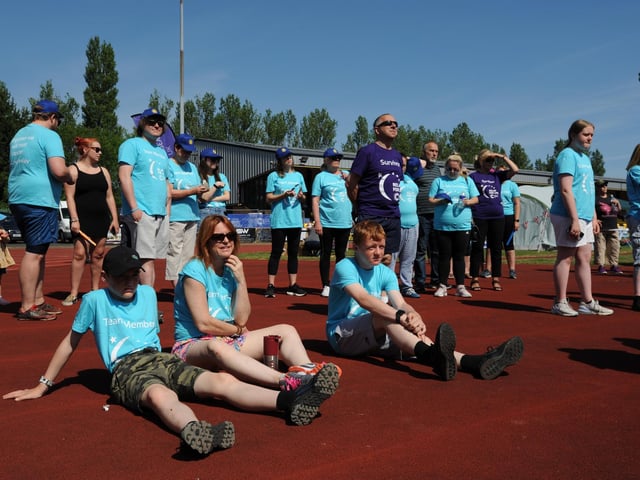 Cancer Research Relay for Life at Monkton Stadium, Jarrow.