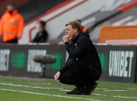 Eddie Howe has revealed the reason for not taking the Celtic job in the summer (Photo by Matt Dunham/Pool via Getty Images)