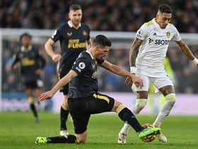 Leeds United midfielder Raphinha has reportedly rejected the chance to join Newcastle United (Photo by PAUL ELLIS/AFP via Getty Images)