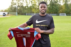 South Shields FC has announced the signing of striker JJ Hooper, subject to FA clearance.