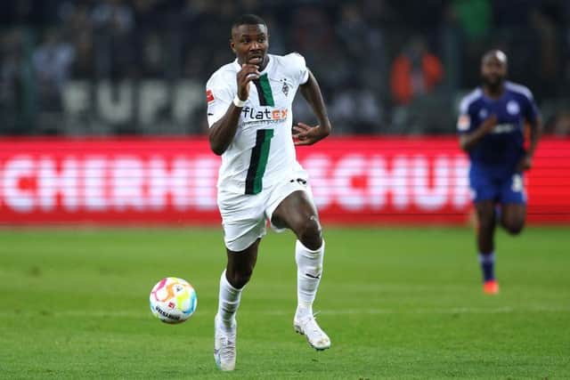 Marcus Thuram of Borussia Monchengladbach  (Photo by Dean Mouhtaropoulos/Getty Images)