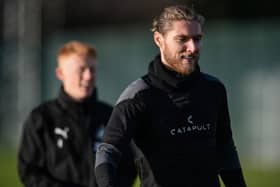 NEWCASTLE UPON TYNE, ENGLAND - DECEMBER 14: Jeff Hendrick smiles during a Newcastle United Training Session at the Newcastle United Training Centre on December 14, 2020 in Newcastle upon Tyne, England. (Photo by Serena Taylor/Newcastle United via Getty Images)