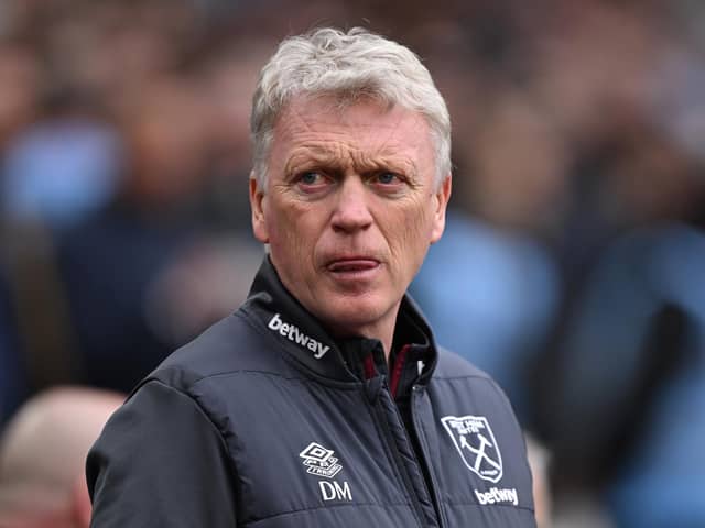West Ham manager David Moyes will leave the club at the end of the season. (Photo by Mike Hewitt/Getty Images)
