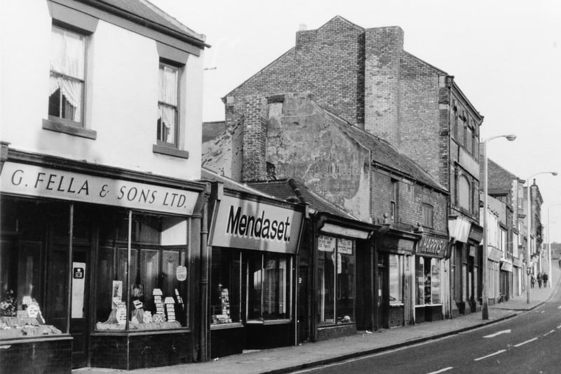 Who remembers the Silksworth Row shops in May 1968? Photo: Bill Hawkins.