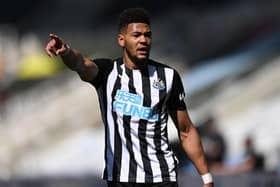 Newcastle United forward Joelinton has provided his views on the failed European Super League. (Photo by Stu Forster/Getty Images)