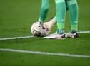 Nick Pope of Burnley in action during the Premier League match between Burnley and Tottenham Hotspur at Turf Moor. (Photo by Michael Regan/Getty Images)