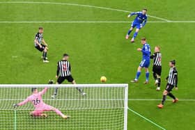 Newcastle United host Leicester City on Easter Sunday (Photo by STU FORSTER/POOL/AFP via Getty Images)