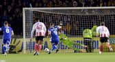 Jonson Clarke-Harris scores his second goal of the night